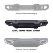 Baja Designs 447066 Baja Designs 2018 Wrangler JL Squadron Sport Series Fog Pocket Kit