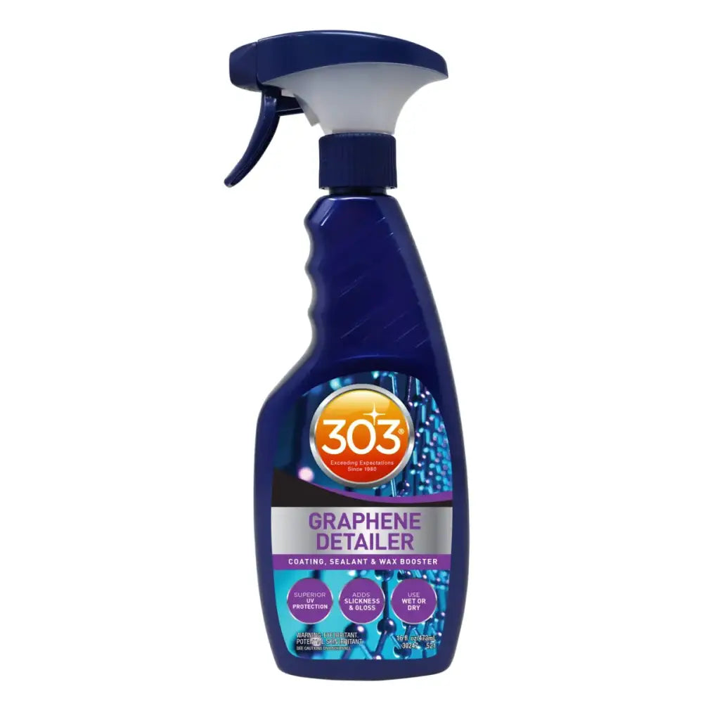 Blue spray bottle of 30247 303 Graphene Detailer for that show-stopping shine on your vehicle’s paint