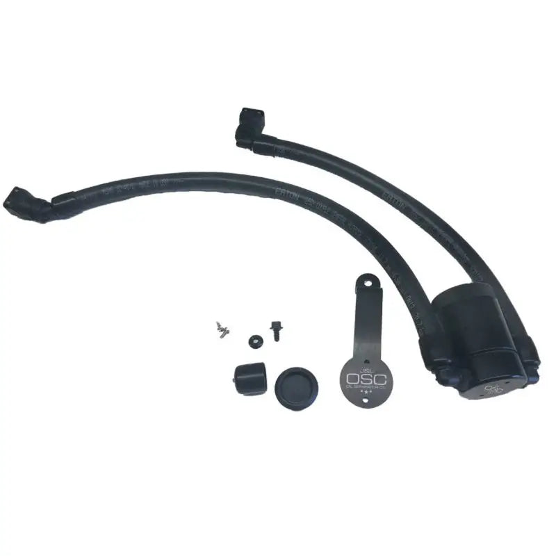 J&L 3024D-B 3024D-B J&L 18-19 Ford Mustang GT Driver Side Oil Separator 3.0 - Black Anodized