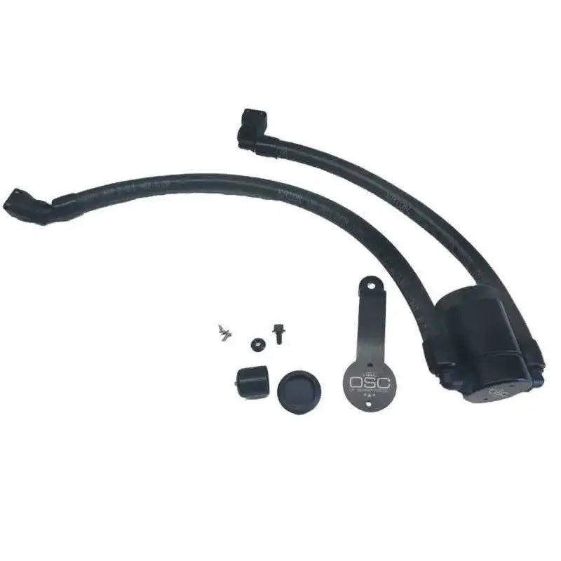 J&L 3024D-B J&L 18-19 Ford Mustang GT Driver Side Oil Separator 3.0 - Black Anodized