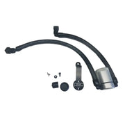 J&L 3024D-C 3024D-C J&L 18-19 Ford Mustang GT Driver Side Oil Separator 3.0 - Clear Anodized