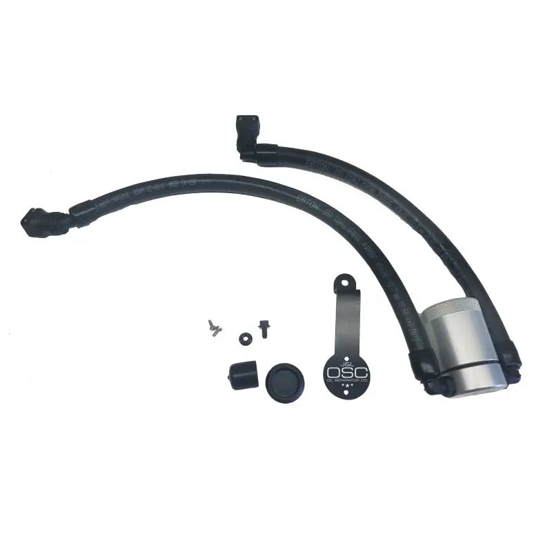 J&L 3024D-C 3024D-C J&L 18-19 Ford Mustang GT Driver Side Oil Separator 3.0 - Clear Anodized