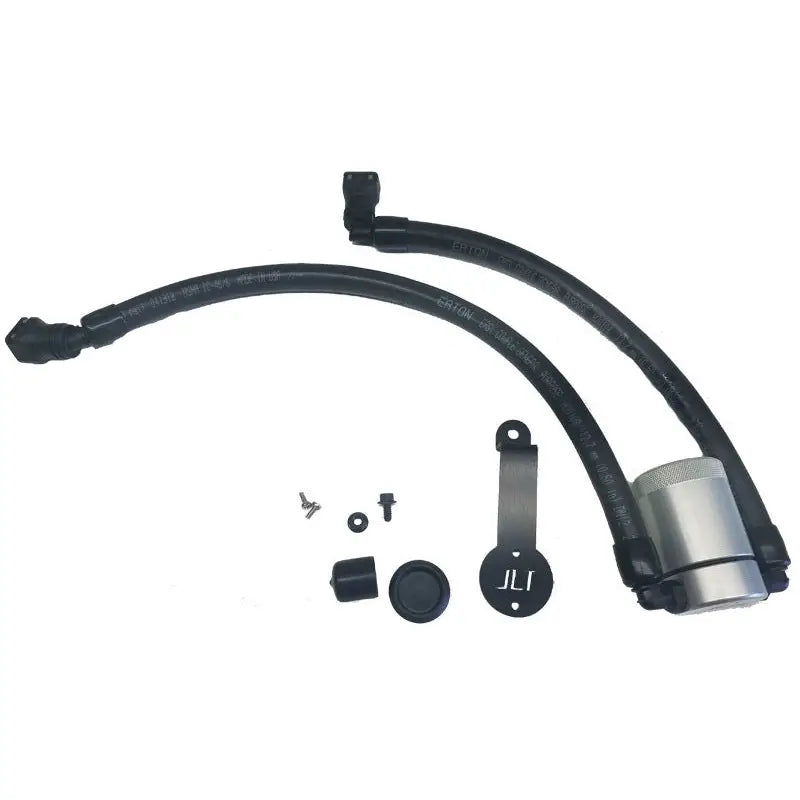 J&L 3024D-C 3024D-C J&L 18-19 Ford Mustang GT Driver Side Oil Separator 3.0 - Clear Anodized