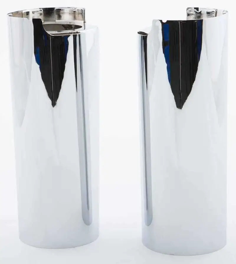 302605 Uppr Fork Tube Cvrs Chrome +2" Touring 14 Up