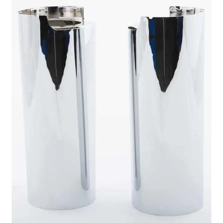 302605 Uppr Fork Tube Cvrs Chrome +2" Touring 14 Up