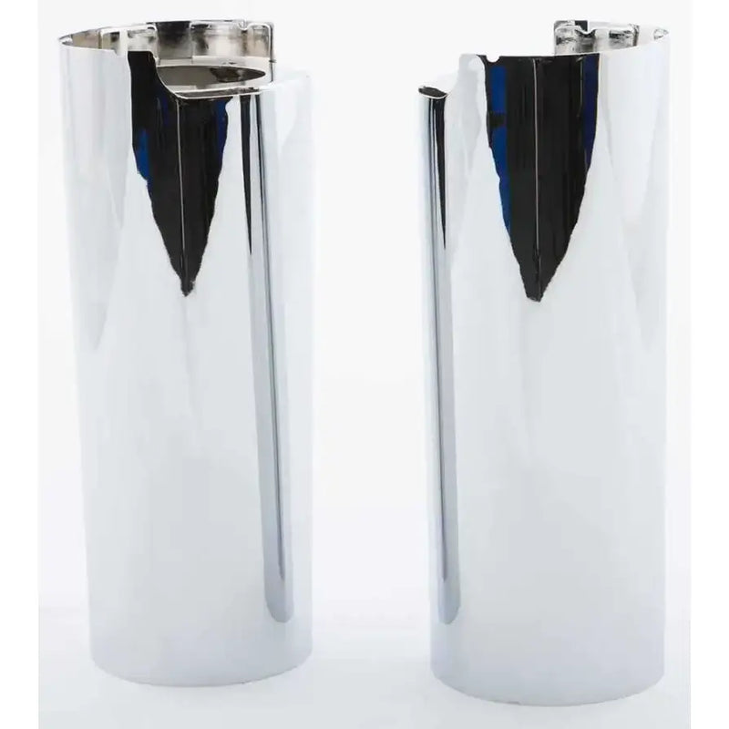 302605 Uppr Fork Tube Cvrs Chrome +2" Touring 14 Up