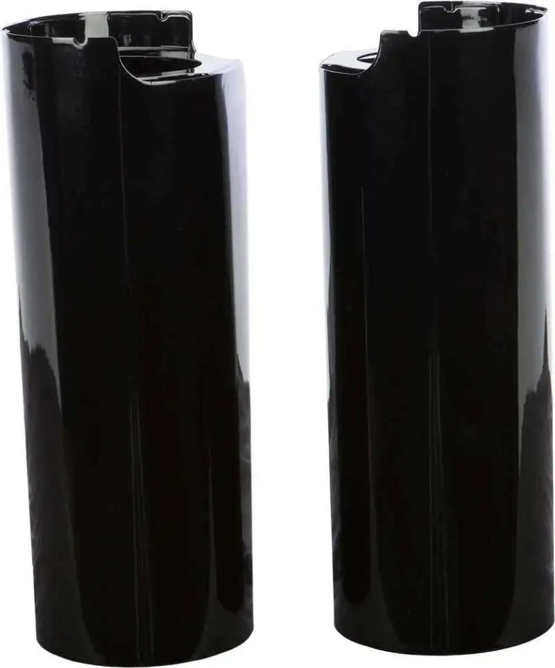 302606 Uppr Fork Tube Covers Black+2" Touring 14 Up