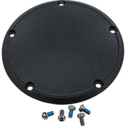 302701 5 Hole Derby Cover Wrinkle Blk Big Twin 99 16