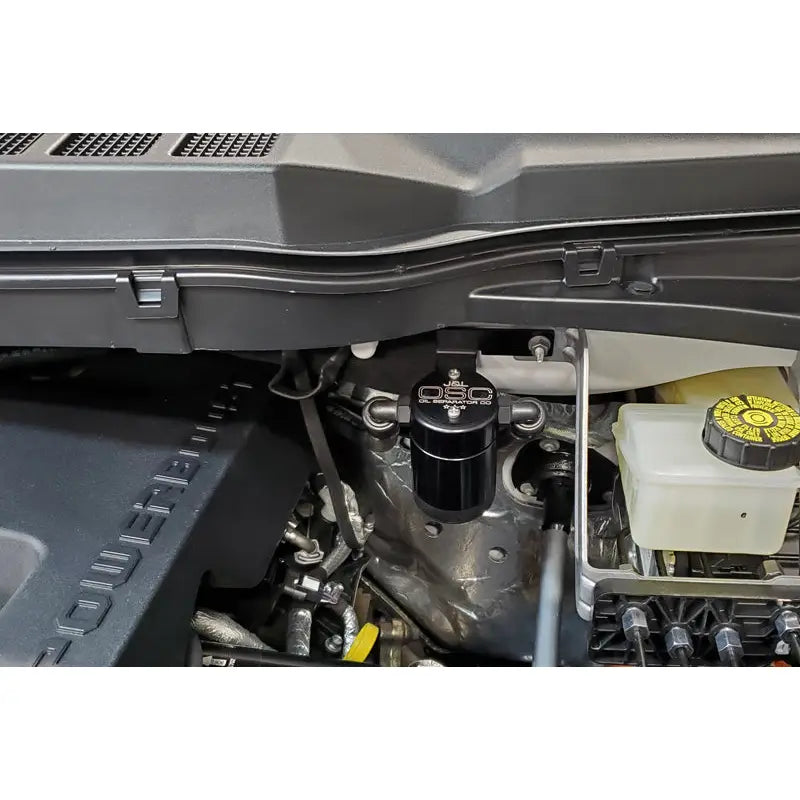J&L 3028P-B 3028P-B J&L 2021 Ford F-150 3.5L Passenger Side Oil Separator 3.0 - Black Anodized