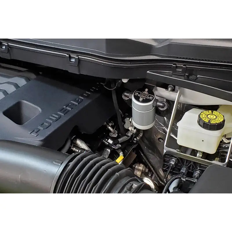 J&L 3028P-C 3028P-C J&L 2021 Ford F-150 3.5L Passenger Side Oil Separator 3.0 - Clear Anodized
