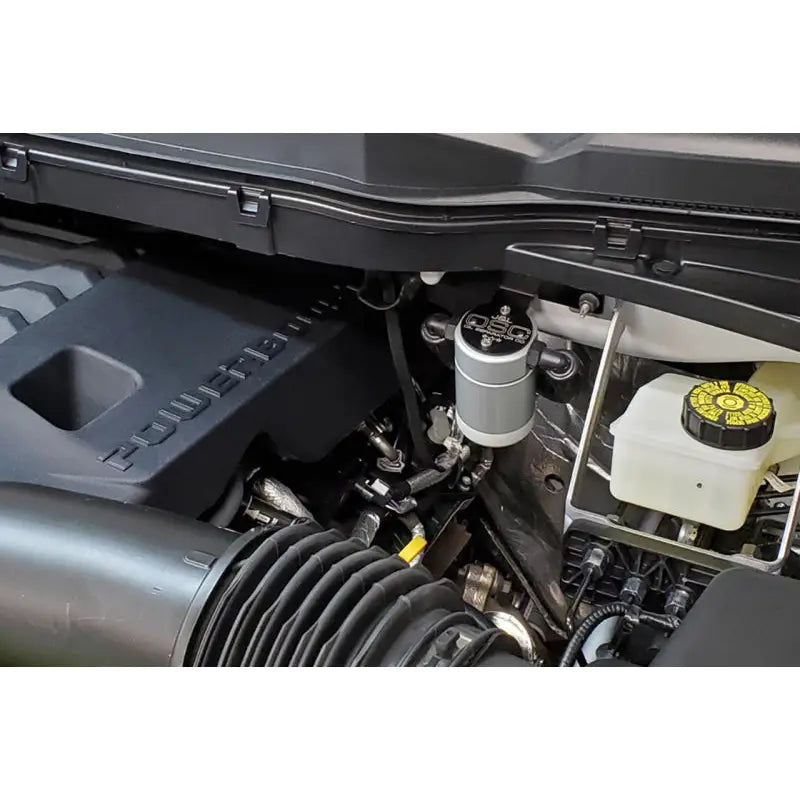 J&L 3028P-C 3028P-C J&L 2021 Ford F-150 3.5L Passenger Side Oil Separator 3.0 - Clear Anodized
