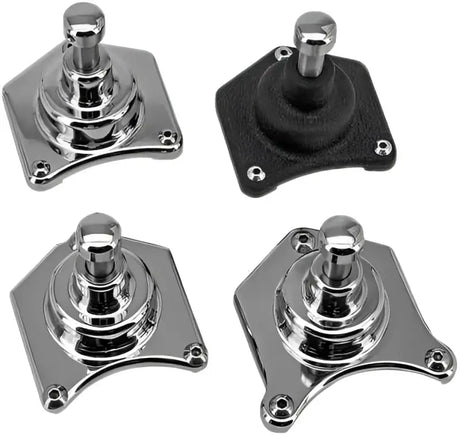 HARDDRIVE 302930 Billet Solenoid End Cover Chr `90 Up Big Twin Sportsters