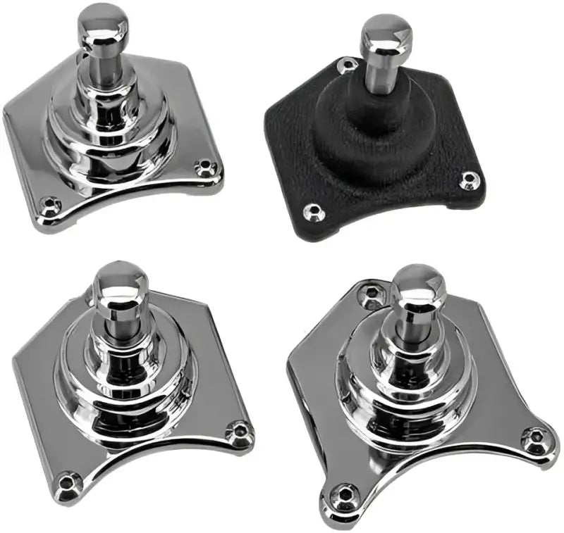 HARDDRIVE 302930 Billet Solenoid End Cover Chr `90 Up Big Twin Sportsters