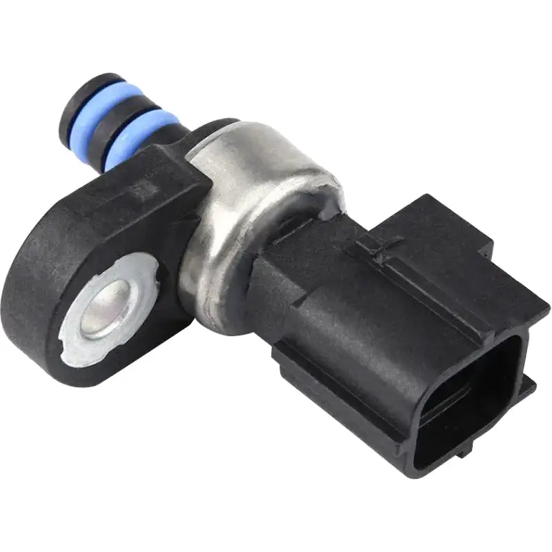 Black and silver ATS Diesel sensor with blue rings for Dodge Governor Pres diesel governor pressure
