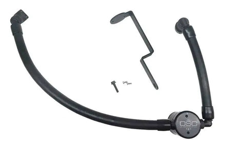 J&L 3034P-B J&L 17-18 Ford Fusion Sport 2.7L Passenger Side Oil Separator 3.0 - Black Anodized