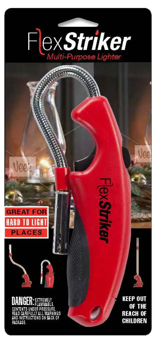 Red flexible-neck lighter for 3040CR Beacon Power Flexstriker brand easy to use