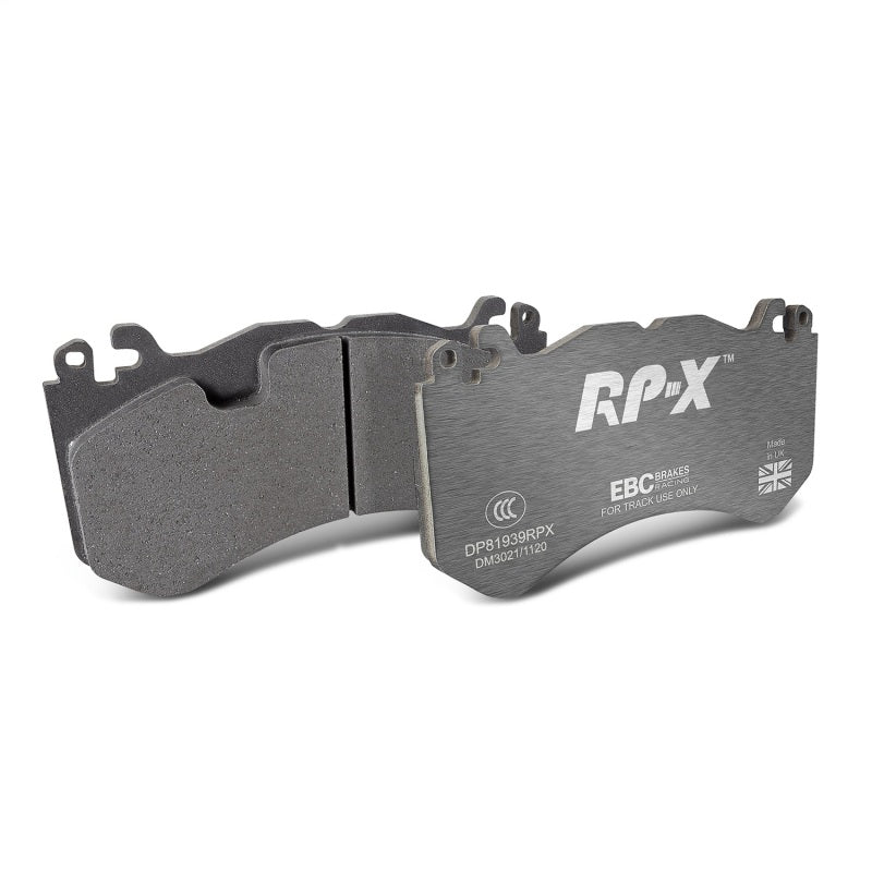 EBC DP81939RPX EBC Racing 13-14 Audi RS7 4.0L Twin Turbo (Cast Iron Rotors w/Round Weights) RP-X Front Brake Pads - DP81939RPX