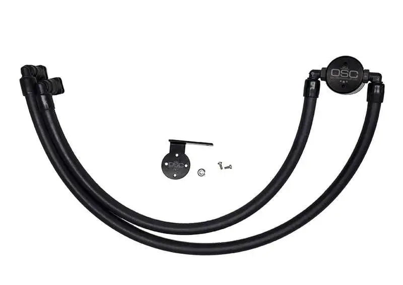 J&L 3042P-B J&L 17-20 Ford F-250 6.2L/7.3L Passenger Side Oil Separator 3.0 - Black Anodized