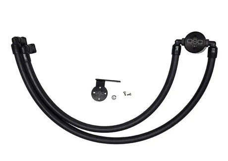 J&L 3042P-B J&L 17-20 Ford F-250 6.2L/7.3L Passenger Side Oil Separator 3.0 - Black Anodized