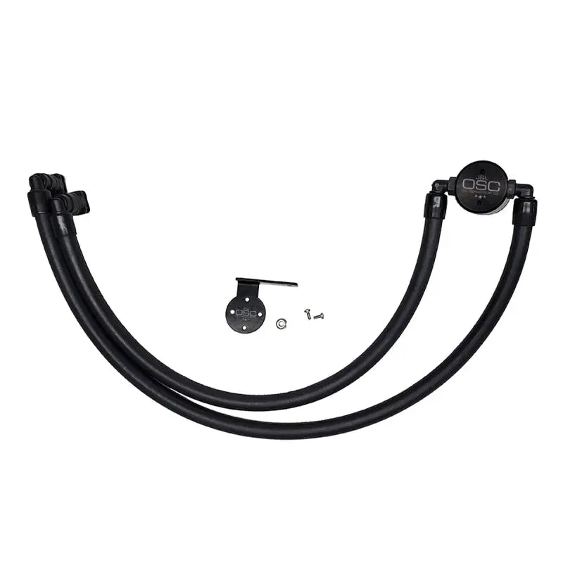 J&L 3042P-B 3042P-B J&L 17-20 Ford F-250 6.2L/7.3L Passenger Side Oil Separator 3.0 - Black Anodized