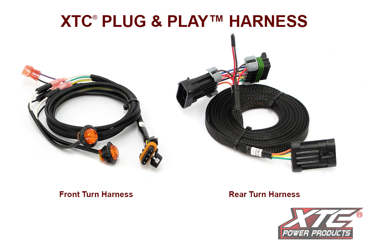 XTC Power Products Auto Turn Signal KIT W Illumination ATS-L-POL-M10U-DRL - Lever Front Drl Lights
