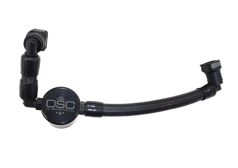 J&L 3050P-B J&L 11-17 Ford Mustang V6 Passenger Side Oil Separator 3.0 V2 - Black Anodized