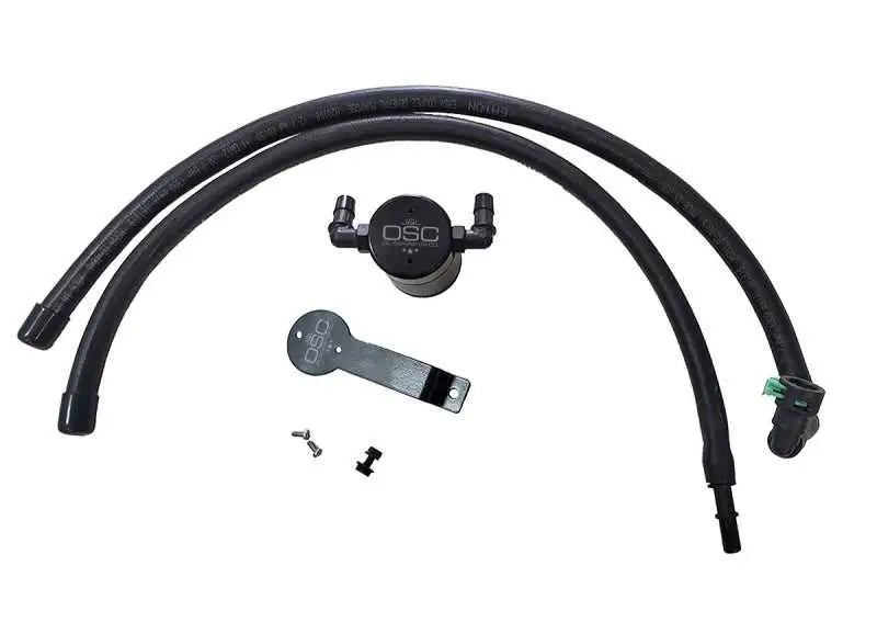 J&L 3055D-B J&L 2020 Ford Explorer 2.3L EcoBoost Driver Side Oil Separator 3.0 - Black Anodized