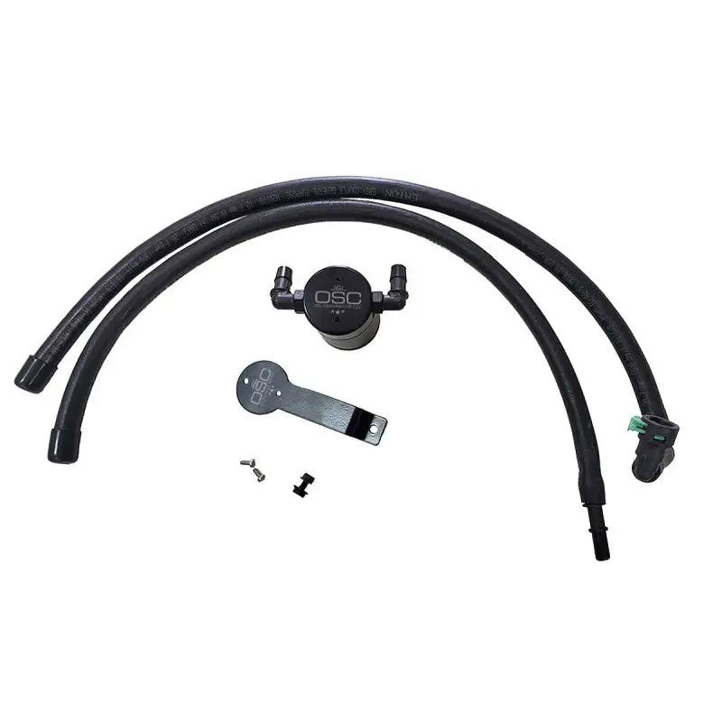 J&L 3055D-B 3055D-B J&L 2020 Ford Explorer 2.3L EcoBoost Driver Side Oil Separator 3.0 - Black Anodized