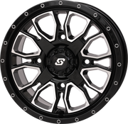 Fusion Dd Wheel  14x7 6+1 4/137 & 4/156 Gloss Blk/Mach
