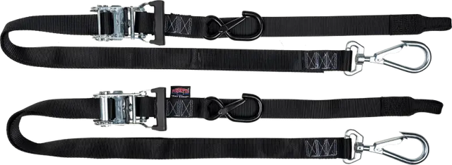 30572-SB Powertye Tie-Down Rat Sec Hooks/Swivel 1.5 InchX6' Blk/Blk W/Storage Bag - RV and Auto Parts