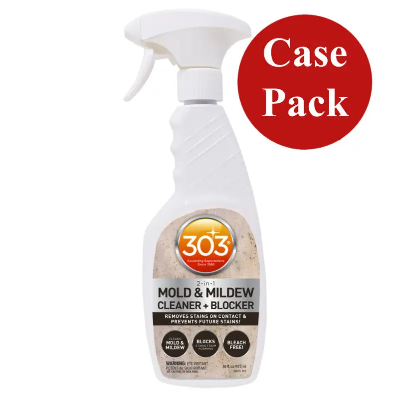 30573 303 Products 6/16Oz Mold & Mildew Cleaner & Blocker case pack. Effective cleaner for RV, automotive, powersports, off-road, marine, exterior, truck accessories, interior, truck bed, and RV parts. AVADA - Best Sellers
