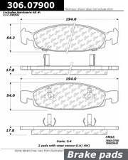 306.07900 Brake Pad