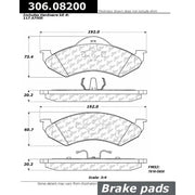 306.08200 Brake Pad