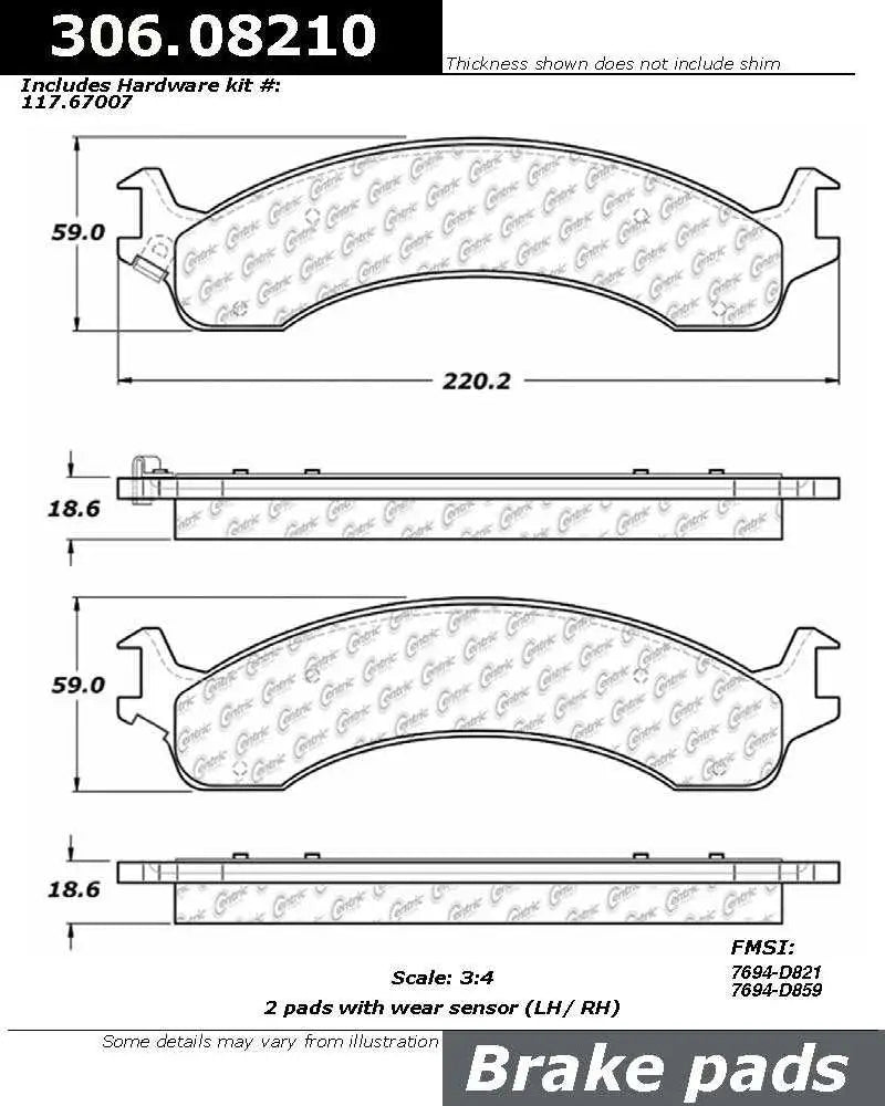 306.08210 Brake Pad