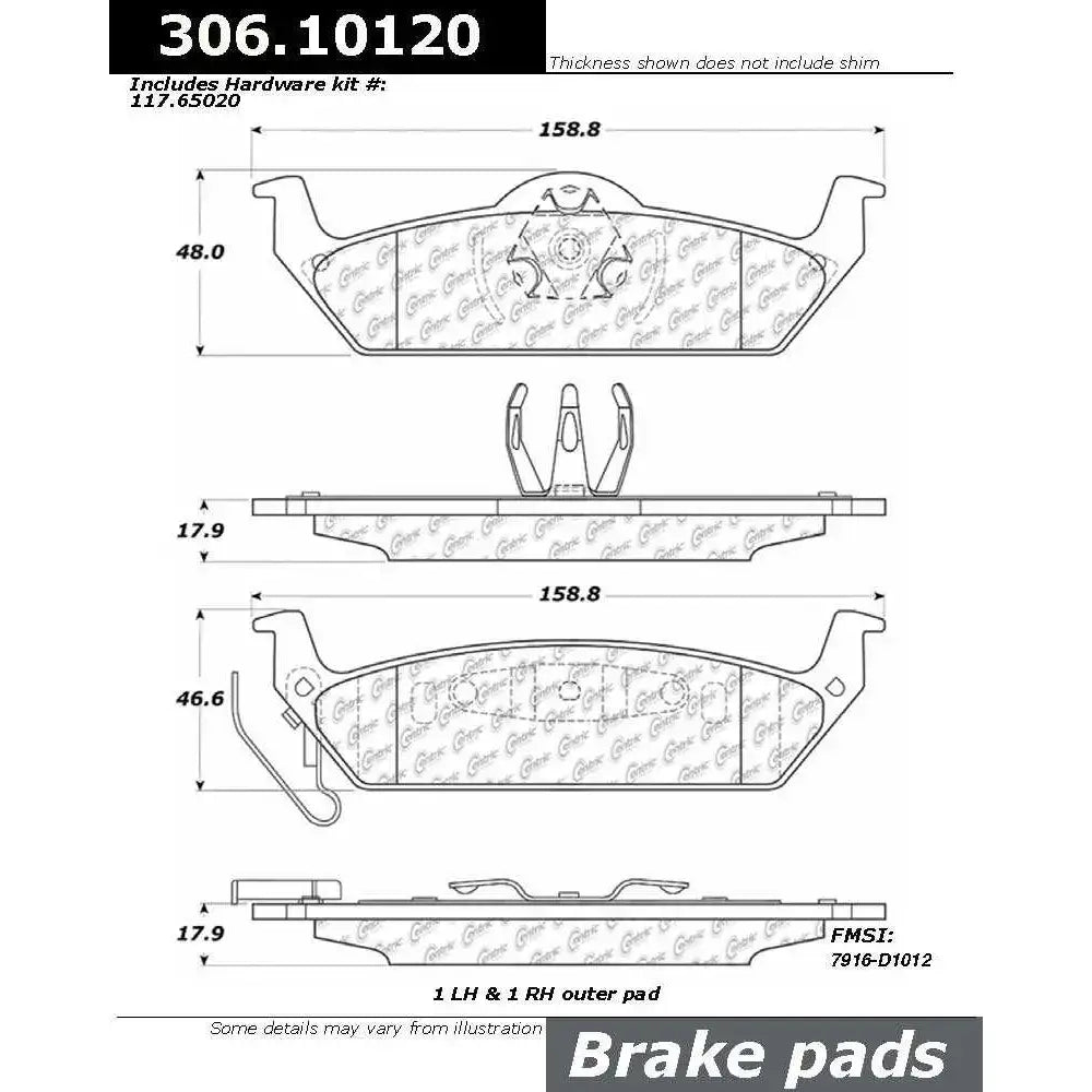306.10120 Brake Pad