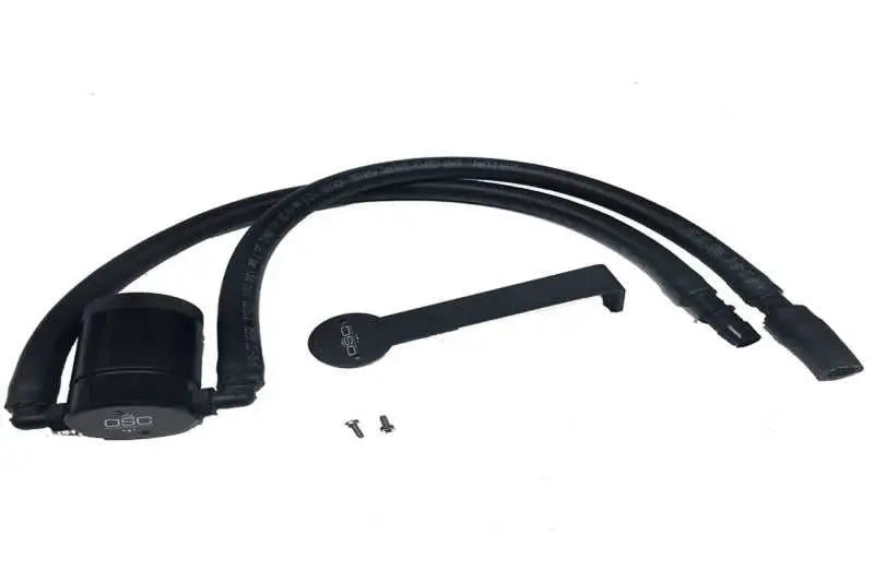 J&L 3064D-B J&L 12-17 Jeep Wrangler JK 3.6L Passenger Side Oil Separator 3.0 - Black Anodized