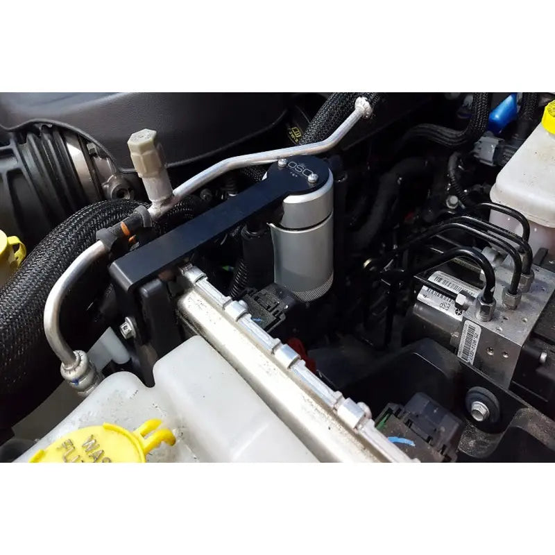 J&L 3064D-C 3064D-C J&L 12-17 Jeep Wrangler JK 3.6L Passenger Side Oil Separator 3.0 - Clear Anodized