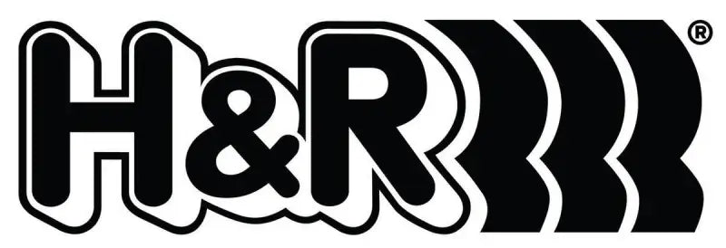 Black and white H&R logo on 3065707MZ5 H&R Trak+ wheel spacer