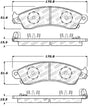 Stoptech 308.0412 StopTech Street Touring Brake Pads