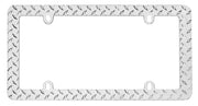 30830 Cruiser License Plate Frame Diamond Plate
