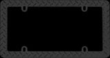 30850 Cruiser License Plate Frame Diamond Plate