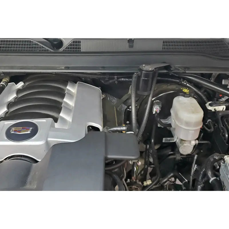 J&L 3085D-B 3085D-B J&L 14-18 Chevy/GM Truck/SUV 5.3L V8 Driver Side Oil Separator 3.0 - Black Anodized