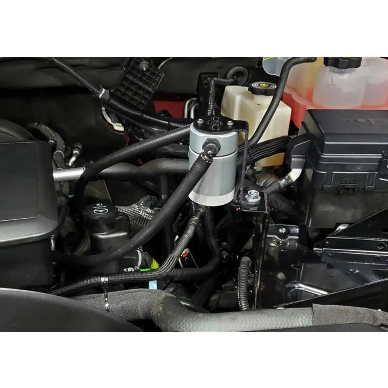 J&L 3089D-C 3089D-C J&L 20-21 Chevy Silverado/GMC Sierra 2500/3500 6.6L Drivers Side Oil Separator 3.0 - Clear Anodized