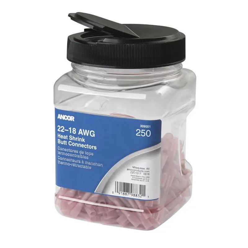309001 Ancor Heat Shrink Butt Connector 22-18 - Wire Terminal End