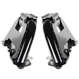Black and chrome truck steps with 32k leg kit for Reese M5 32K GM pickup