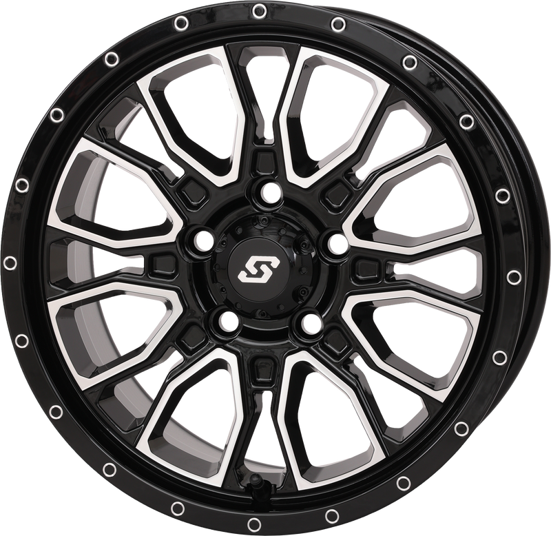 Fusion Wheel 15x7 5+2 5/4.5 Gloss Blk/Machined