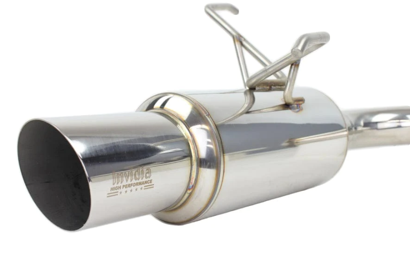 Invidia HS22SW4GTP Invidia 2022+ Subaru WRX Single N1 Stainless Steel Tip Cat-Back Exhaust - HS22SW4GTP