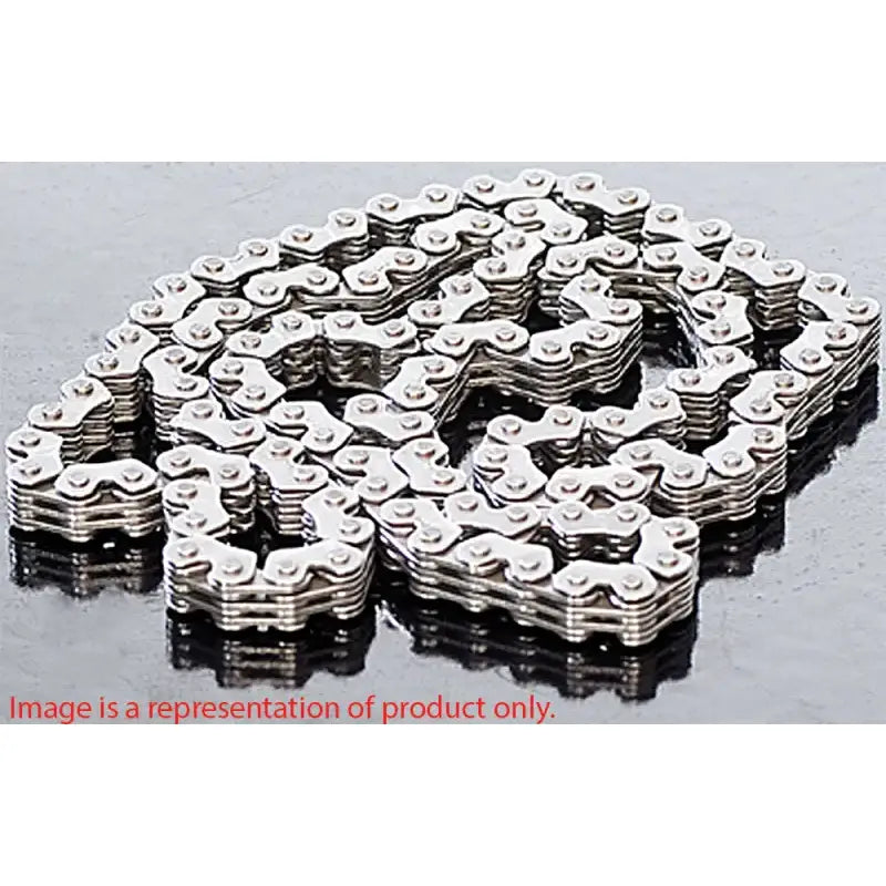 Silver-colored cam chain for mechanical power transmission in RV parts & accessories