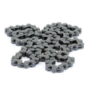 Black roller chain for mechanical power transmission, ideal cam chain for RV and truck parts