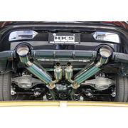 HKS 31014-KN002 31014-KN002 HKS 2023 Nissan Z RZ34 VR30DDTT Dual Hi-Power Titanium Tip Catback Exhaust